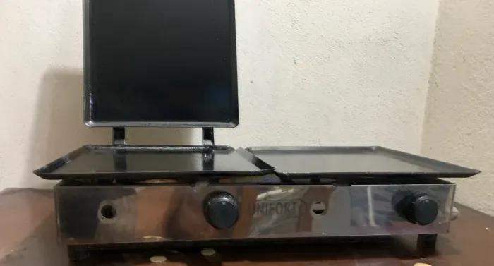 Chapa a gás unifort 2 queimadores