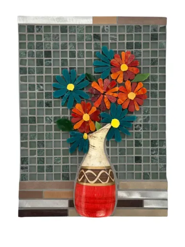 Quadro Mosaico (Vaso Multicor)