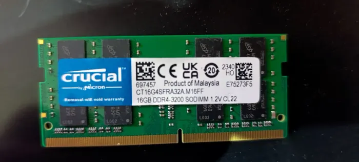 Memória RAM ddr4 16gb para notebook