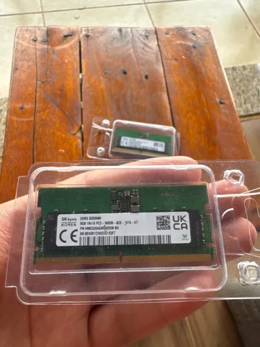 Kit 2x Memória RAM 8GB DDR5 5600MHz SODIMM SK Hynix (Notebook)