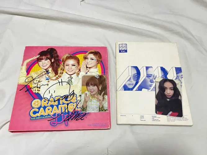 ÁLBUNS DE KPOP ORANGE CARAMEL E F(X)