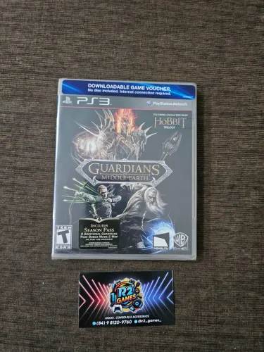 GUARDIANS OF MIDDLE-EARTH (PS3) JOGO NOVO LACRADO PARECE QUE E APENAS DIGITAL 