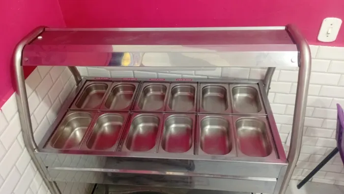 Self service inox 12 cubas - neutro