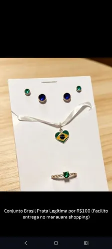 Conjunto Brasil Prata