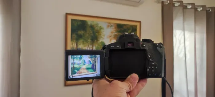 Câmera DSLR Canon T5i completa e funcionando