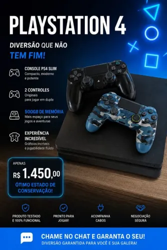 Ps4 Semi Novo prefeito estado de conservação 