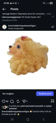 Cachorro Fofi da Estrela Anos 80