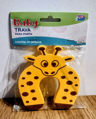 Segurança Infantil Trava Porta Baby Girafinha