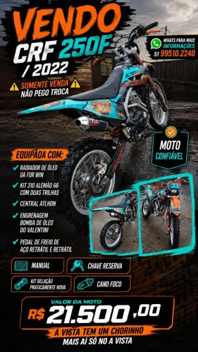 vendo crf 250f
