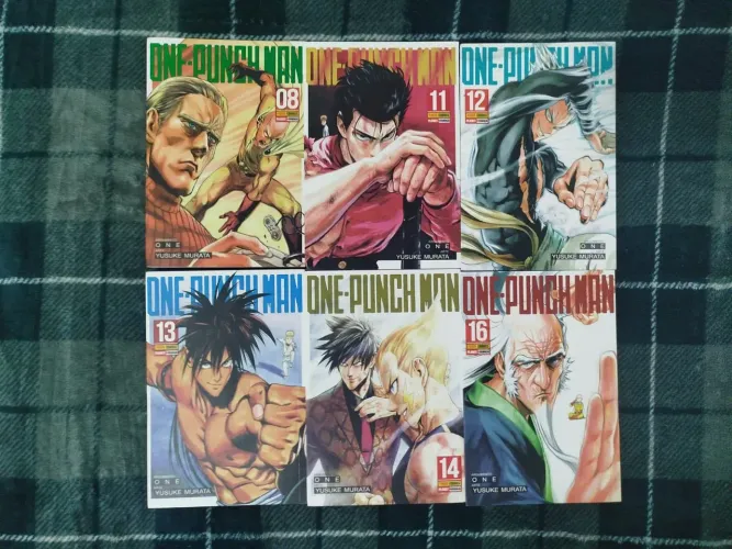 One Punch-Man - vols 8, 11 ao 14 e 16 - Panini (usado)