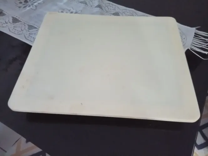 Taboa grande de acrílico branco