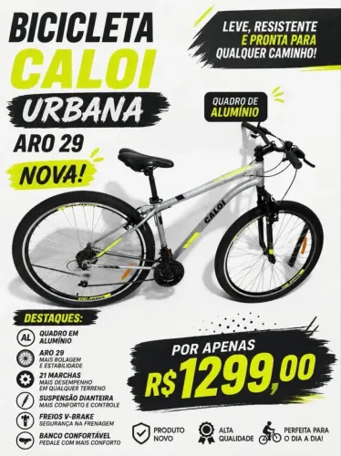 Bicicleta Caloi aro 29