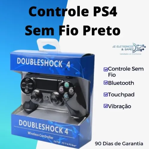 Controle PS4 sem fio Playstation 4 lacrado - Loja física - com garantia - entrega rápida