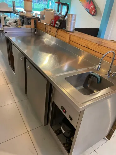 Bancada refrigerada 2portas