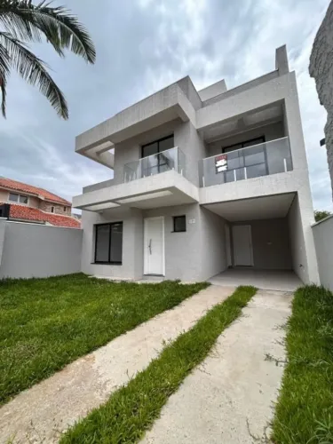 C-SO1732 Sobrado no Uberaba 3Q c/ Suíte, Ático com Churrasqueira | 126m²