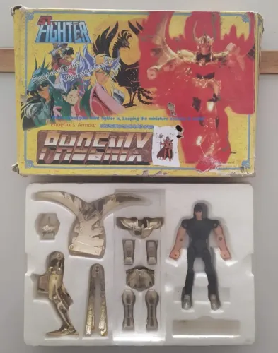 Boneco Action Figure Cavaleiros do Zodíaco ST Fighters - Phoenix