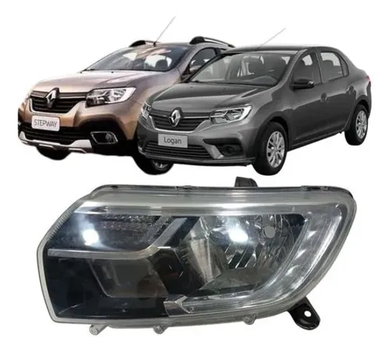 Farol Sandero Logan 2020 a 2023 Lado Esquerdo 