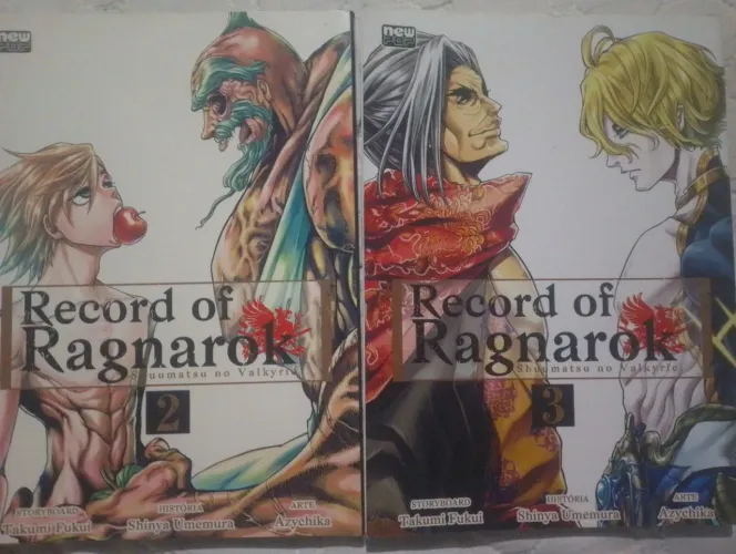 RECORD OF RAGNAROK VOLUME 2 E 3 NOVOS