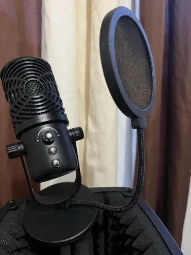 Kit Completo Gravação /Streaming /Podcast - OneOdio + Ring Light Microfone condenser
