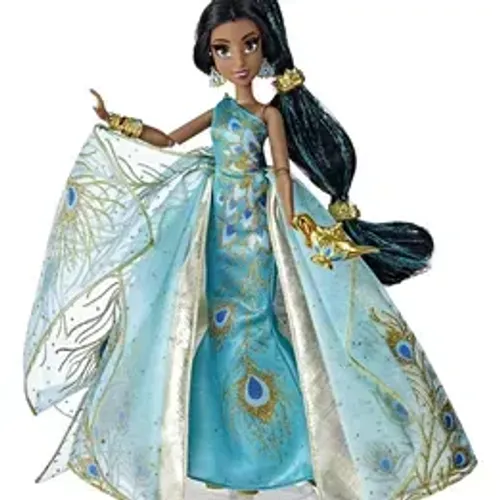 Boneca Disney Princess Style Series Jasmine - Vestido Inspirado em Pavão e Acessórios