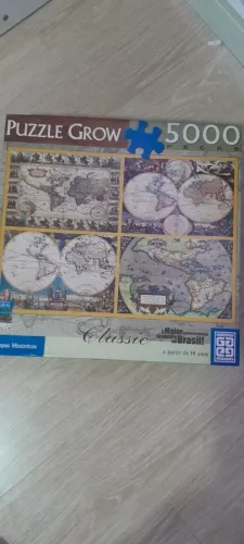 Quebra cabeças Mapa Mundi 5000pçs