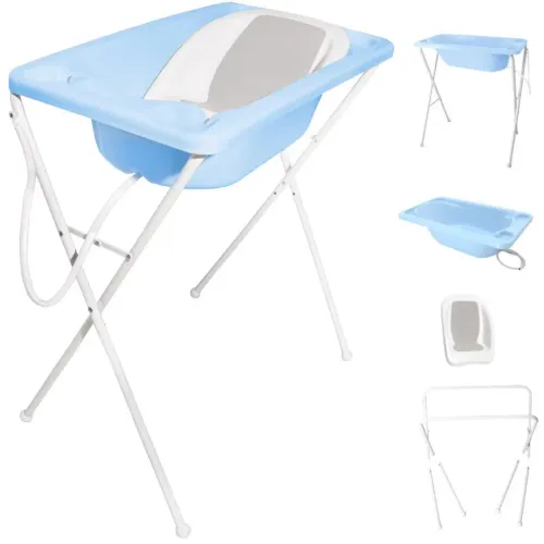 Banheira de Bebê Galzerano Acqua Trio com Mangueira + Suporte + Redutor - 0 Até 20Kg 