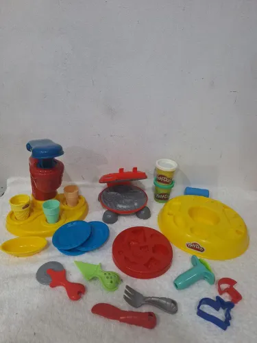 Combo brinquedos de massinha playdooh lanchonete