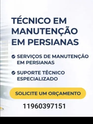 Manutenção de persiana 