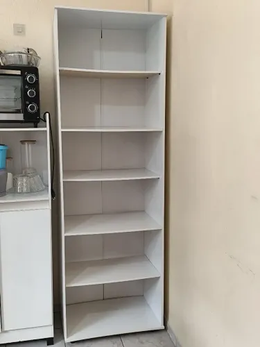 Armário Multiuso Branco Kazim | Armário de cozinha | Paneleiro