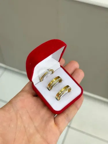 Aliança de aço inoxidável 