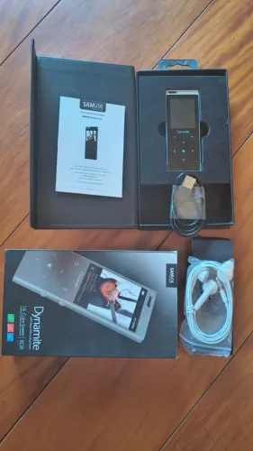 MP3 Player e Gravador Digital com Bluetooth - Dynamite - 8Gb - Prata - Samvyx (Novo)