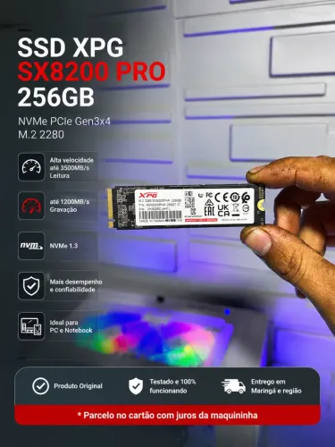 SSD NVME 256gb XPG