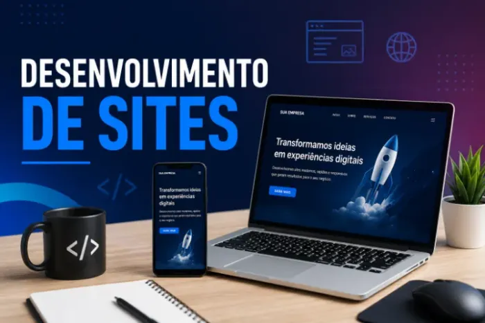 Criação de Sites + Hospedagem | Empresas, Negócios, Currículos e Portfólios,
