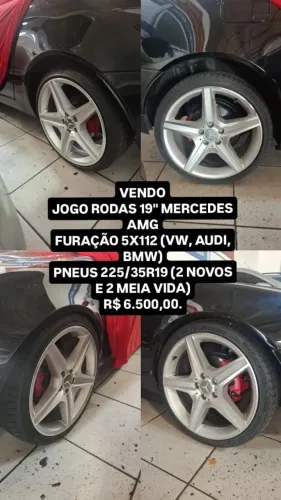 Jogo Roda AMG 19" + Pneus