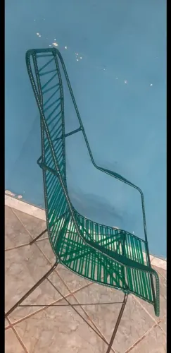 Cadeiras de fio espaguete ferro maciço p vida Toda Nos fabricamos