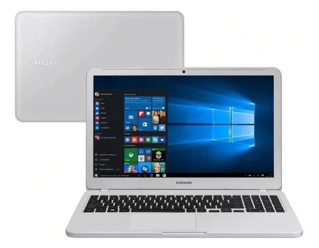 Notebook Samsung E30 Intel Core I3 4gb 1tb 15.6 W10 Branco Cinza