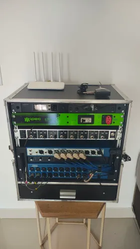 Kit sonorização equipamento profissional shows e gravações