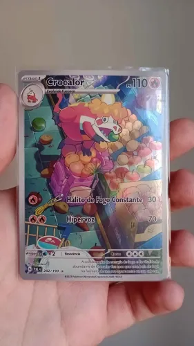 Carta Pokémon Crocalor 202/193 - Evolução em Paldea