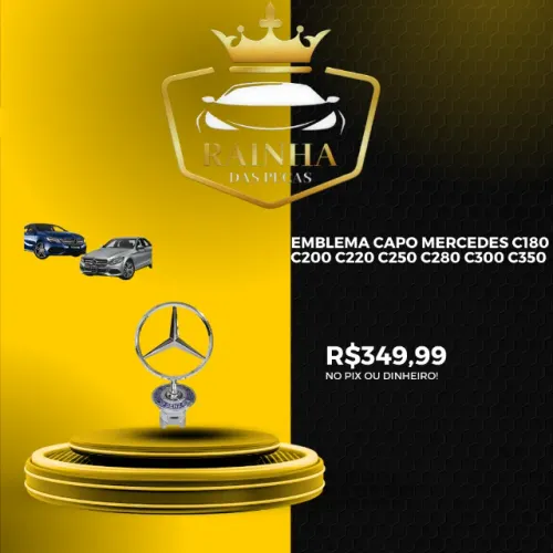 Emblema Capo Mercedes C180 C200 C220 C250 C280 C300 C350