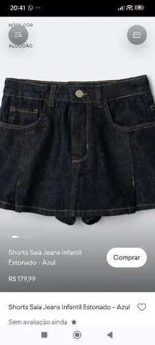 Short saia Hering 