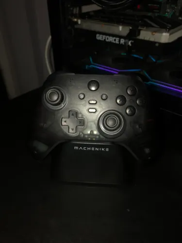 Controle Machenike G3 V2 Black Transparent + Dock - NOVO