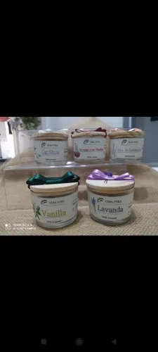 Vela aromática, pote 90g. Decoração, sorocaba