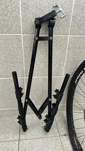Suporte Transbike V De Engate Bola Reboque Para 3 Bikes