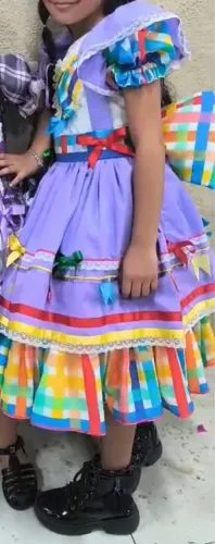 Vestido junino matuta quadrilha São João