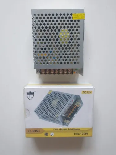 Fonte Chaveada Colmeia 12V 10A 120W - Lintian LT-5054 - Bivolt 100-240V (ou 110/220) 