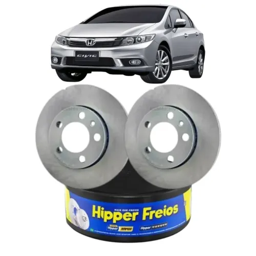 Disco de freio diant Honda civic e New civic