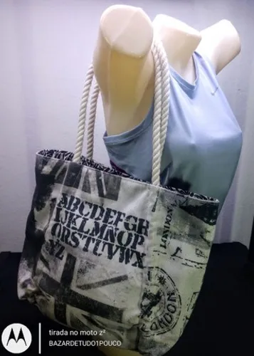 Bolsa de lona Praia ou dia a dia