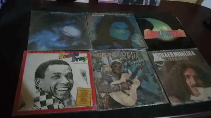 Roger Hodgson Lp disco de vinil, capa e disco em bom estado. E outros.