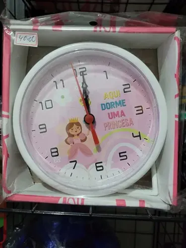 Relogio de mesa ou parede meninas
