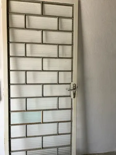 Folha de porta de ferro 0,85 x 2,13 cm